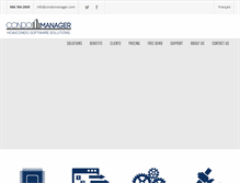 Tablet Screenshot of condomanager.com